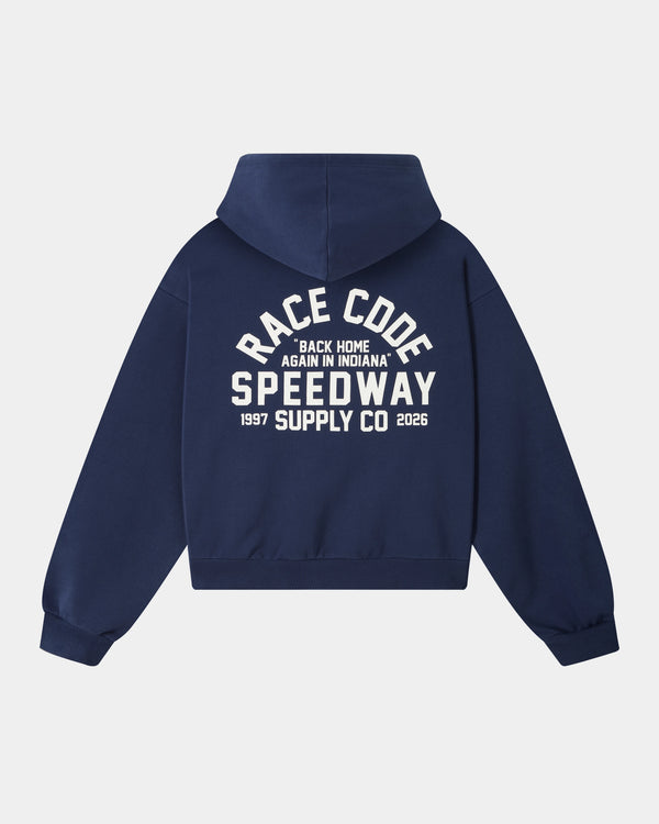 Speedway Hoodie Navy
