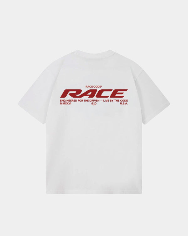Race Tee White - Race Code