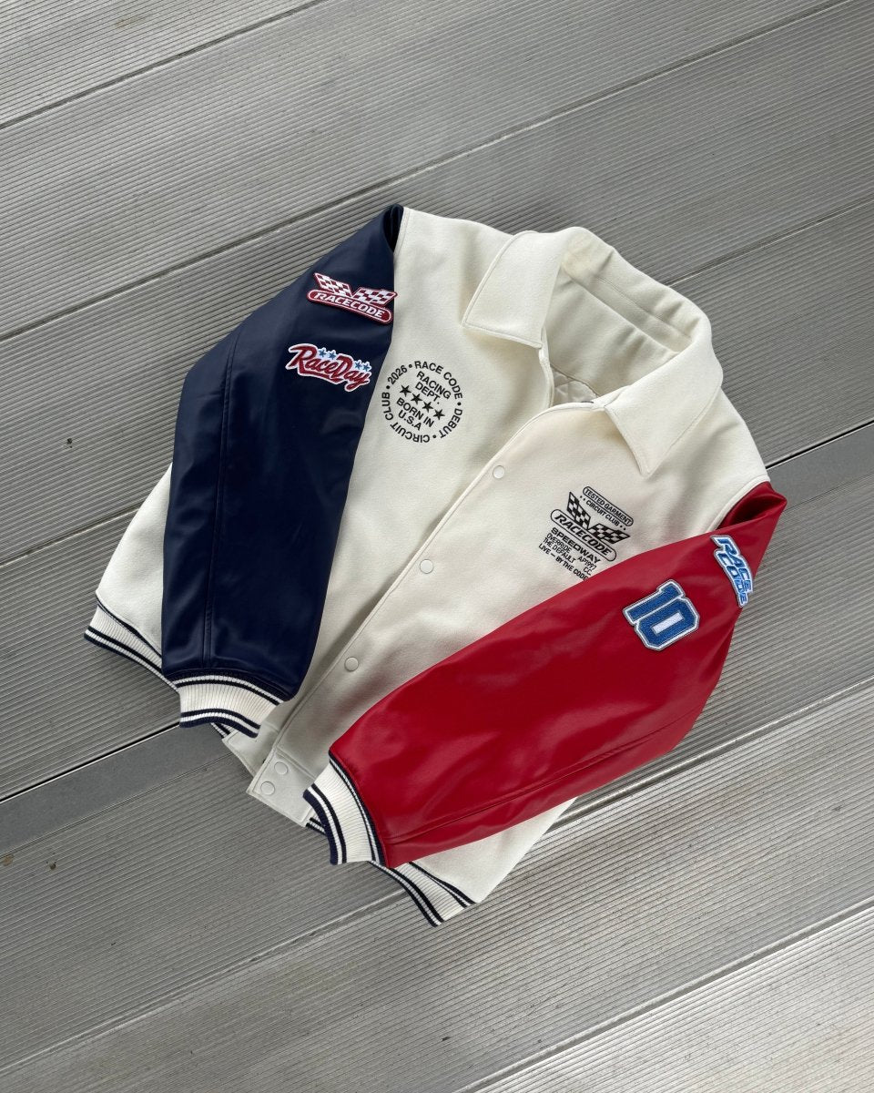 Speedway Varsity Jacket - Race Code