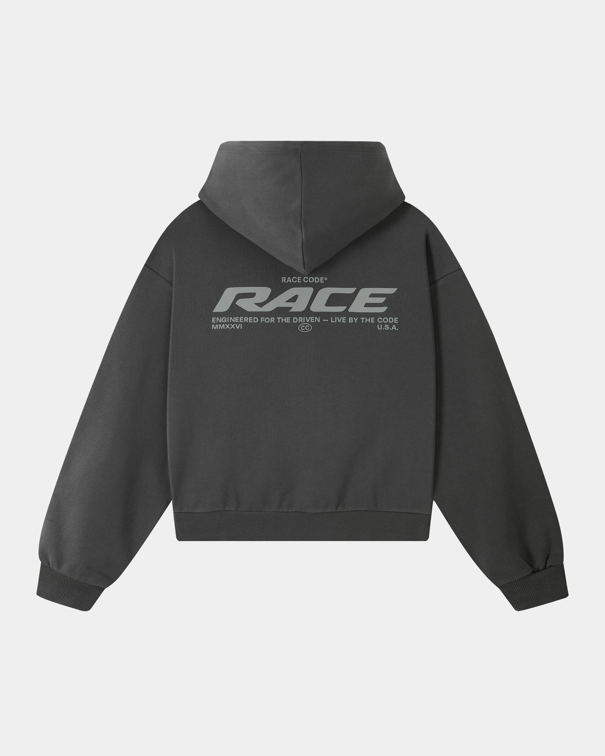 Race Hoodie Dark Grey