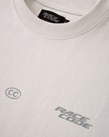 Circuit Club Gray Tee tonal chest graphic detail