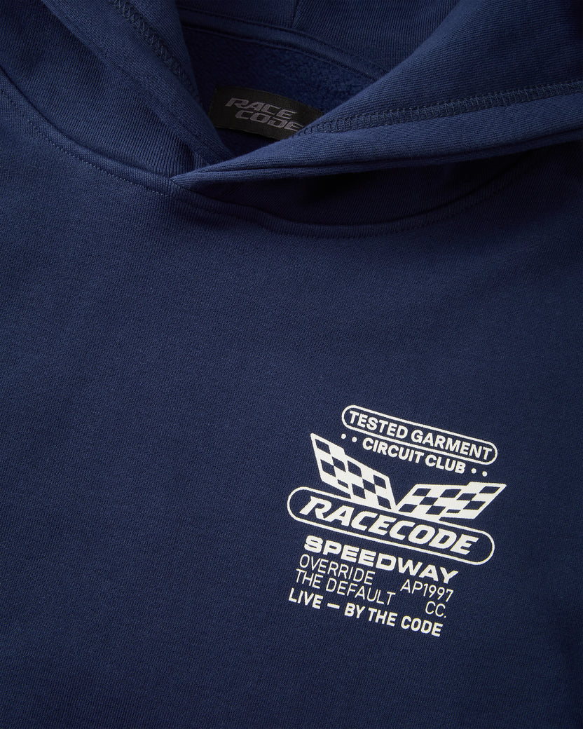 Speedway Hoodie Navy