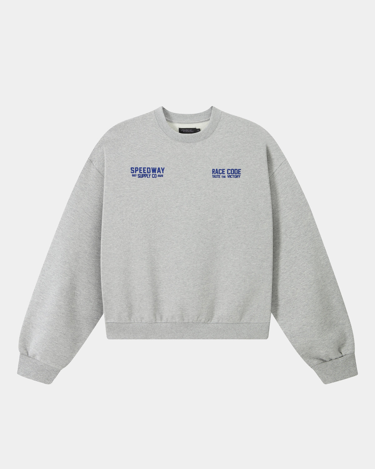 Speedway Crewneck Grey Melange