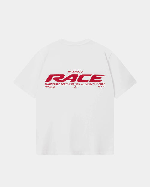 Race Tee White