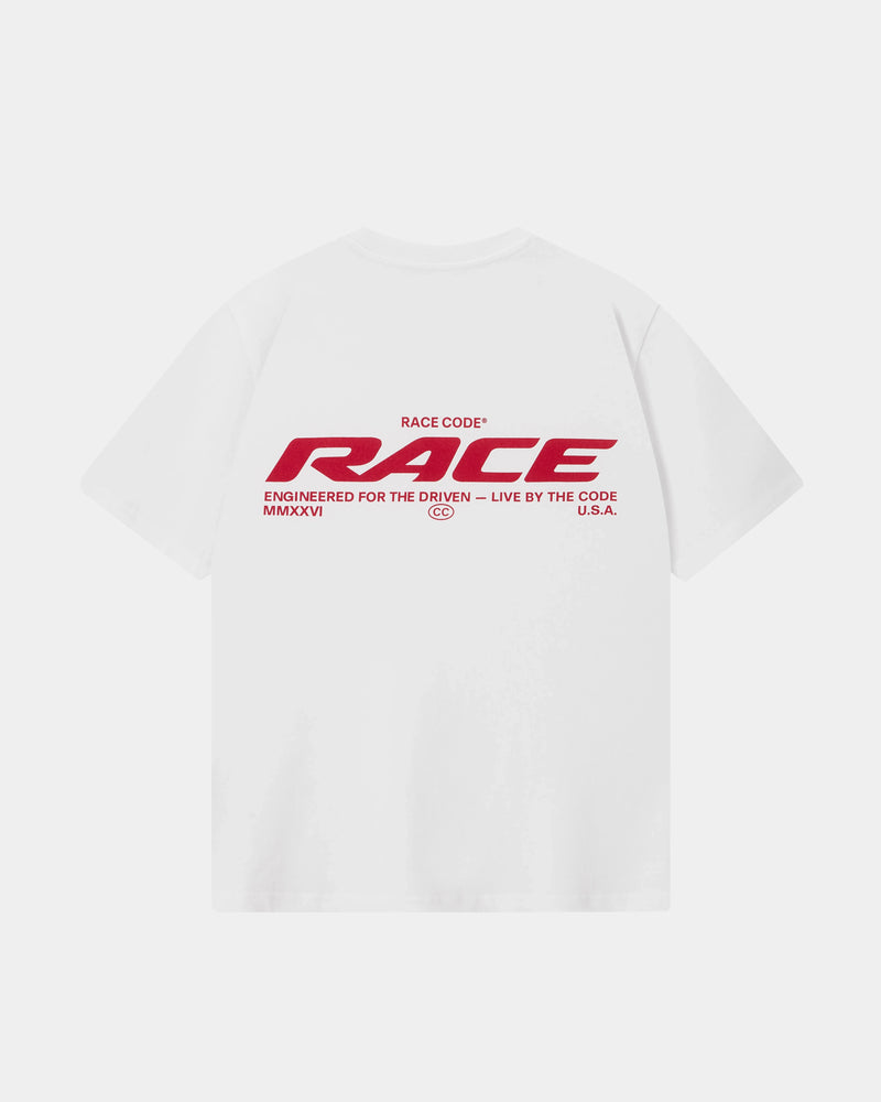 Race Tee White