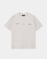 Circuit Club Gray Tee front view with tonal chest graphics