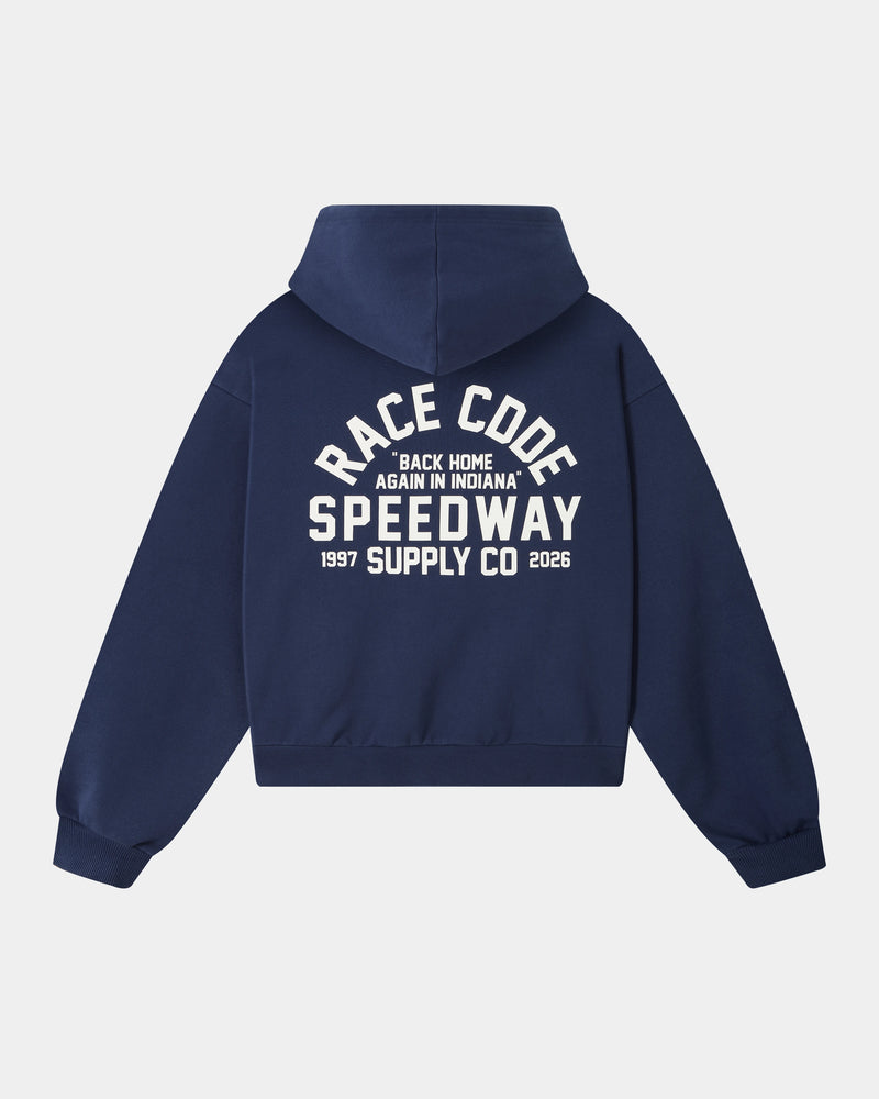 Speedway Hoodie Navy
