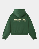 Race Hoodie Green