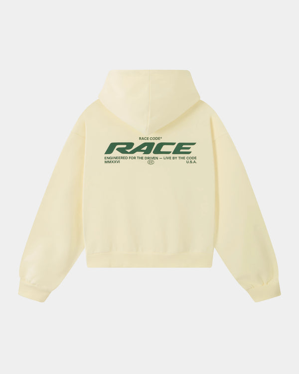 Race Hoodie Cream