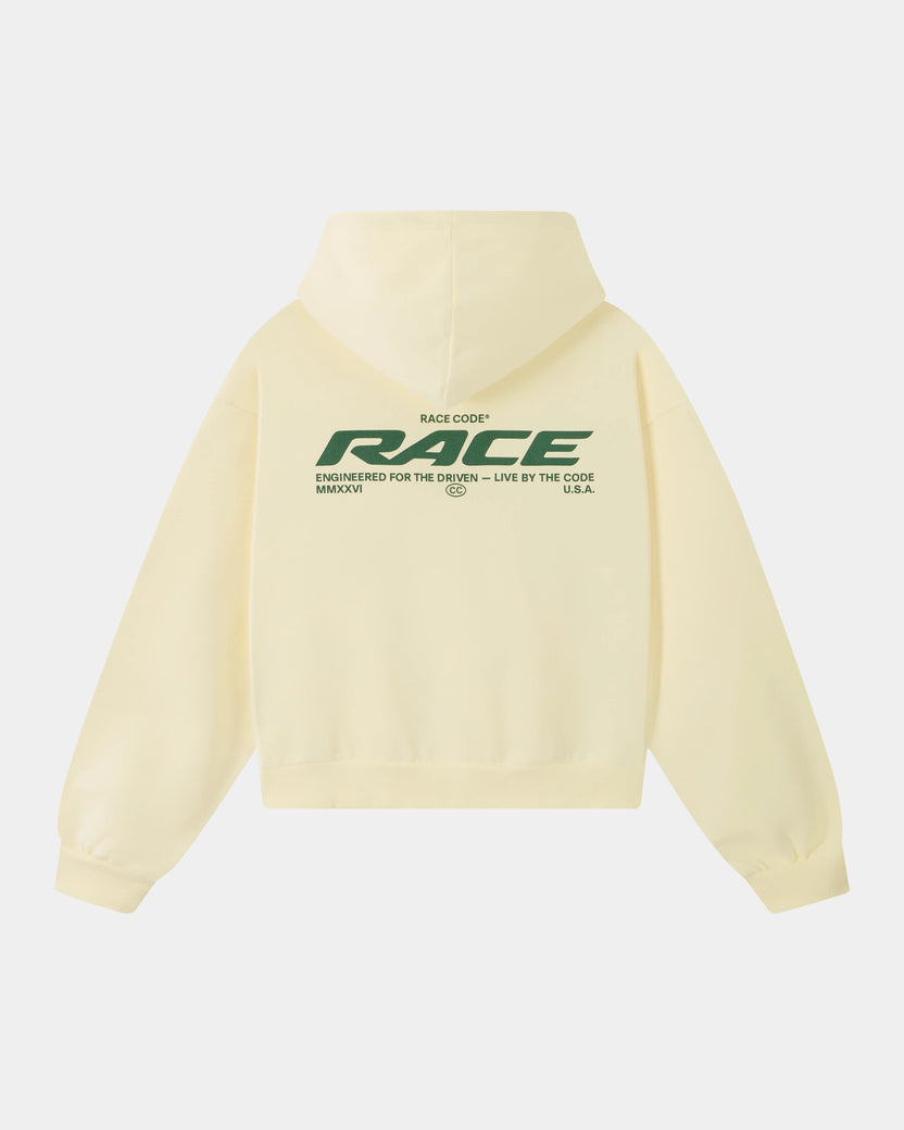 Race Hoodie Cream