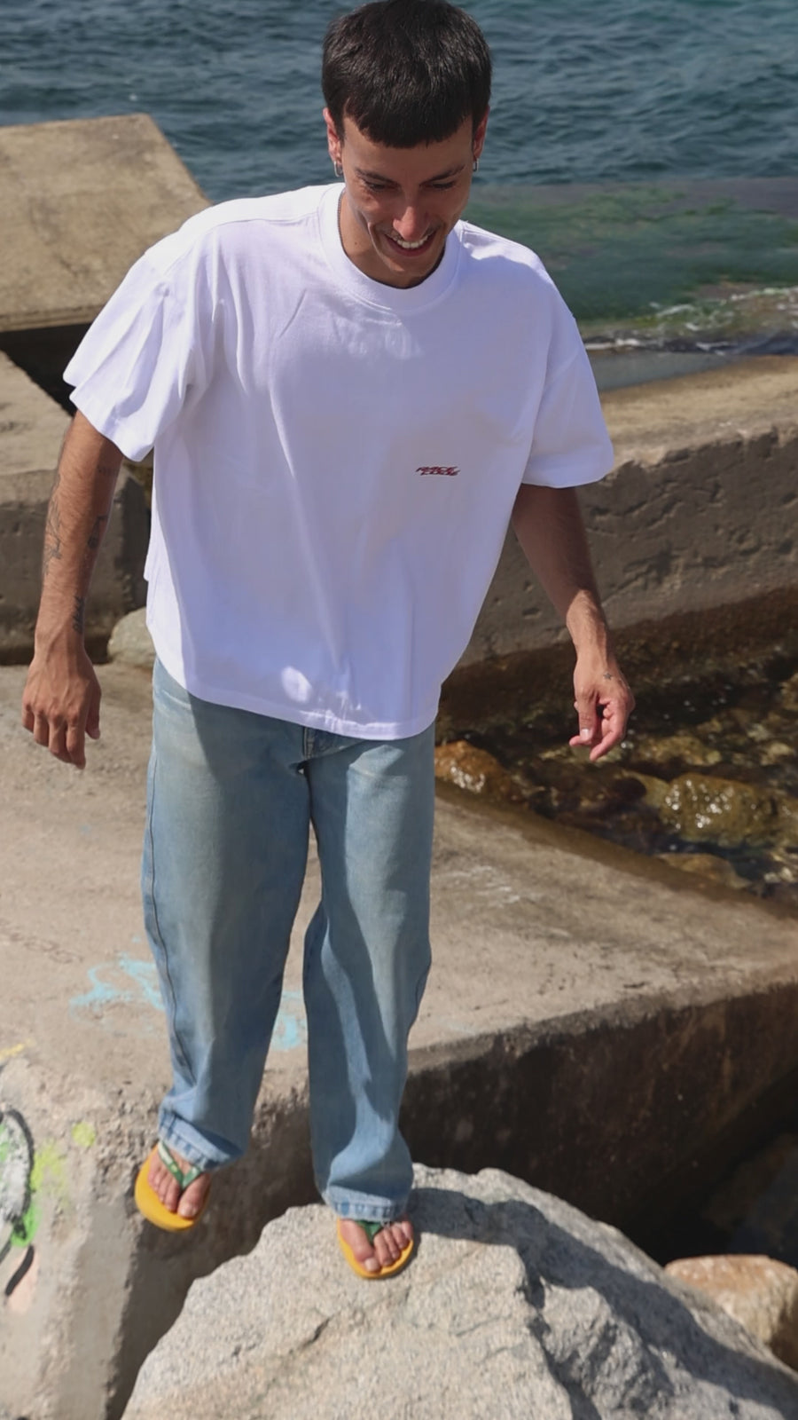 Race Tee White