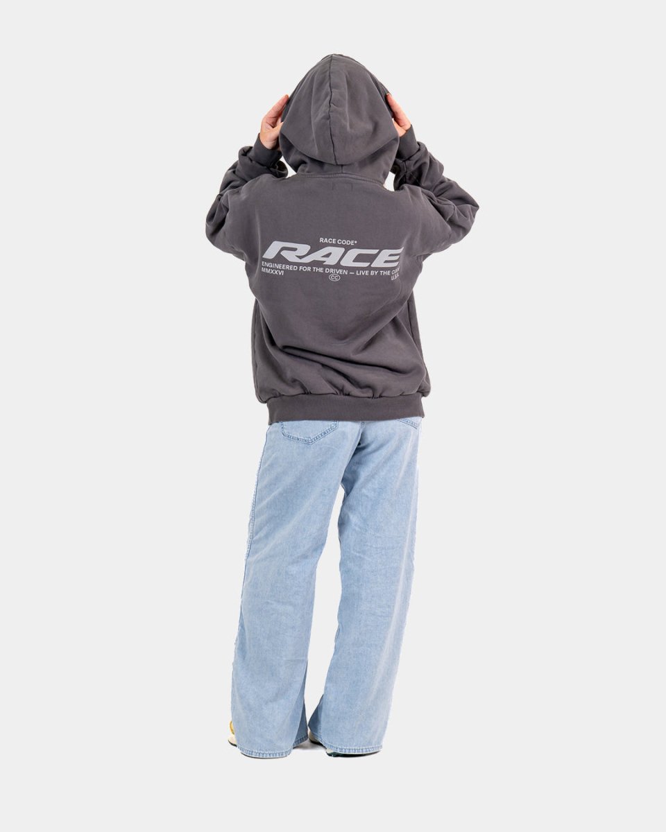 Race Hoodie Dark Grey - Race Code