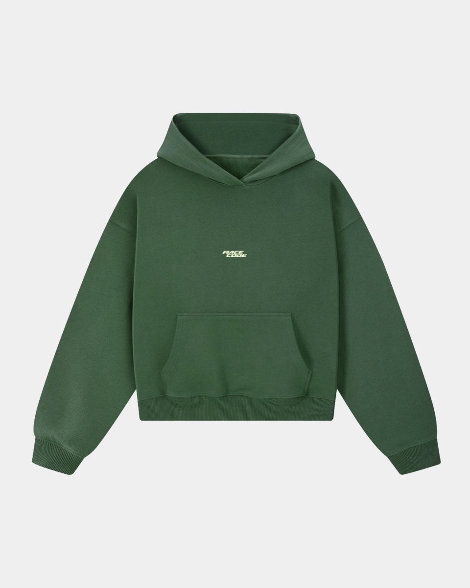 Race Hoodie Green - Race Code