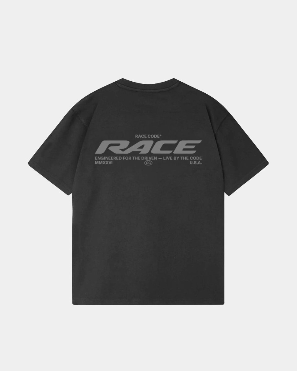 Race Tee Dark Grey - Race Code