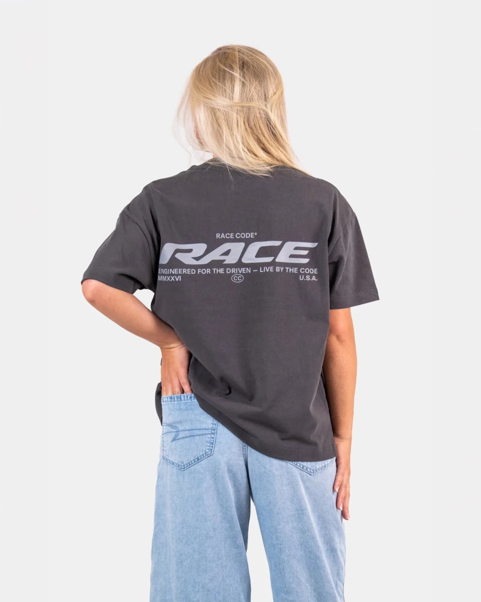 Race Tee Dark Grey - Race Code