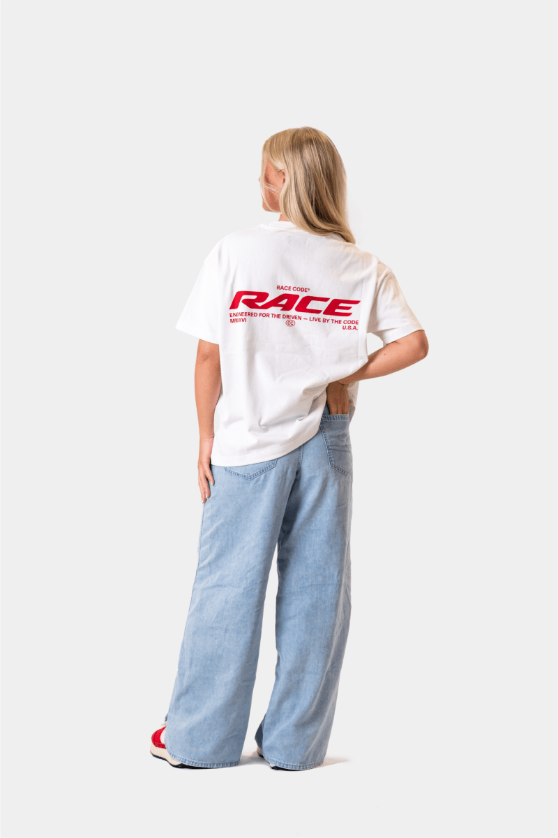 Race Tee White - Race Code