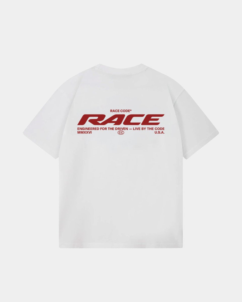 Race Tee White - Race Code