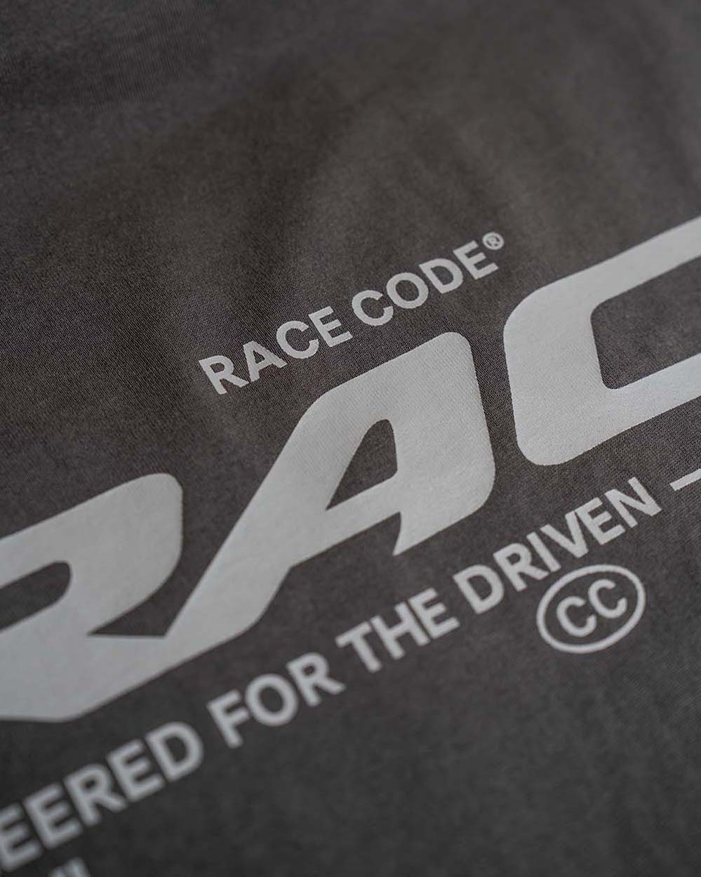 Race Tee Dark Grey