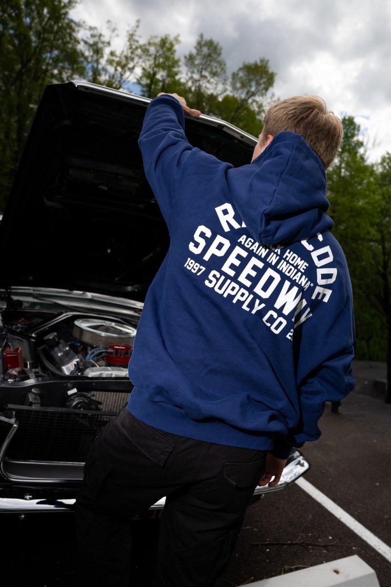 Speedway Hoodie Navy - Race Code