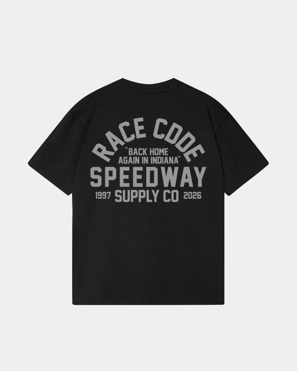 Speedway Tee Black - Race Code