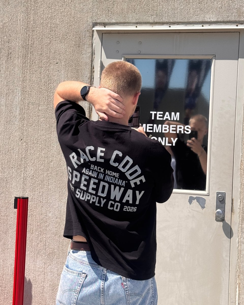 Speedway Tee Black - Race Code