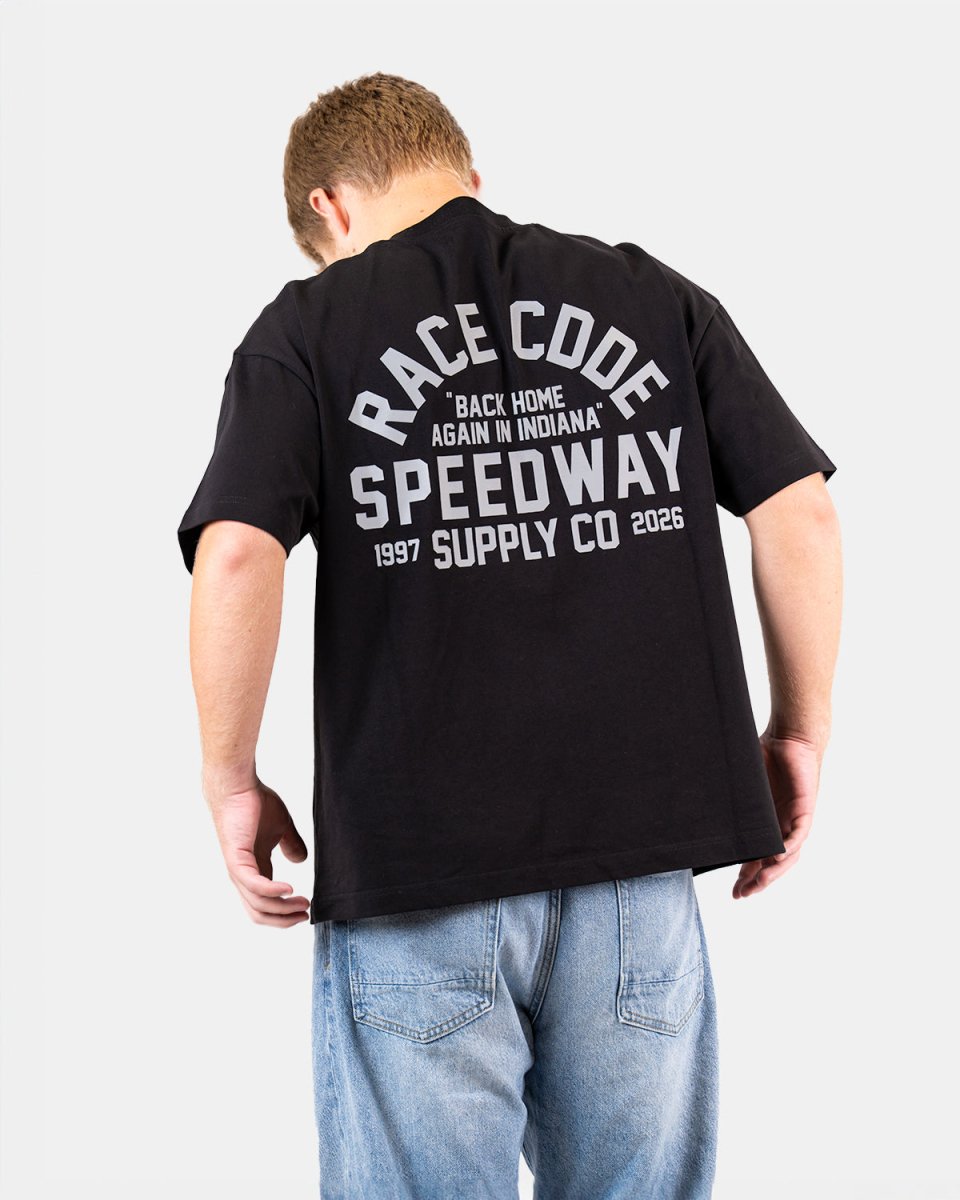 Speedway Tee Black - Race Code