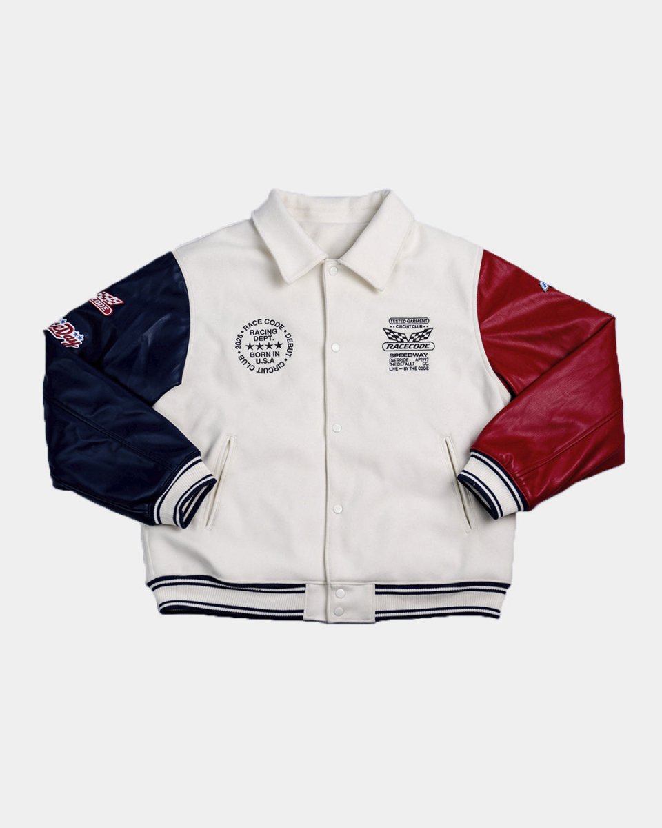 Speedway Varsity Jacket - Race Code